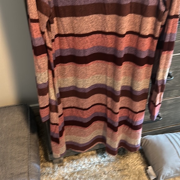 Cupio colorful striped long sleeve sweater/dress. XL. - Picture 7 of 7